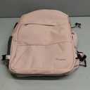 Taygeer Travel Backpack for Women, Carry On Backpack with USB Charging Port & Shoe Pouch, TSA 15.6inch Laptop Mochila Flight Approved, Nurse Bag Casual Daypack for Weekender Business Hiking, Pink (Large)