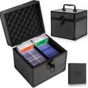 Graded Card Storage Box, Top Loaders Case, Sports Trading Box, Slab PSA MTG CSG BGS SGC Magnetic Holder, Waterproof Carrying Case, Collector Storage Boxes