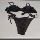 B2prity Bikini Sets for Women Sexy Two Piece Bathing Suit Color Block Swimsuit Sweetheart Neckline Swimwear M