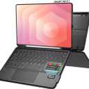 Doohoeek Keyboard Folio w/Status Screen for Samsung Galaxy Tab S11 11 inch 2025, Tab S11 11" Bluetooth Keyboard with Trackpad & Any-Angle Stand & Backlit Key, Tab S11 Keyboard Cover