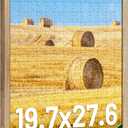 19.7x27.6 Puzzle Picture Frame, Distressed Farmhouse Frame