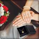 Sasylvia 24 Pcs Jewelry Gift Boxes, 3 x 3 x 1.4 Inches Small Gift Boxes Necklace Case Bulk for Jewelry Mother's Day(Black)