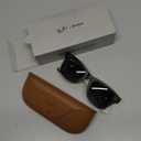 Ray-Ban Meta (Gen 1), Wayfarer, Large Matte Black | Smart AI Glasses for Men, Women  12 MP Camera, Open-Ear Speakers, Video, Bluetooth  Polarized Gradient Graphite Lenses  Wearable Technology