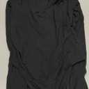 MANGOPOP Round Neck Long Sleeve Short Sleeve Bodysuits for Women Basic Body Suit Shirts Tops (Small)