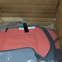 Car Seat Covers Full Set, Breathable Leather Automotive Front and Rear Seat Covers & Headrest for Reduce The Driving Fatigue, Compatible with Most Vehicles, Cars (Black&Red, Front Pair and Rear)