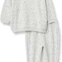 Amazon Essentials x Sofia Grainge Unisex Toddlers and Babies' Sweatshirt & Sweatpant Set
