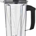 for Blenders 64Oz Container, replace 5000 5200 6300 6500 7500 Pro 200 500 750 vm0101 vm0102 E310 320 etc, compatible with Classic/Explorian/Professional/Propel Series Pitcher Jar Cup