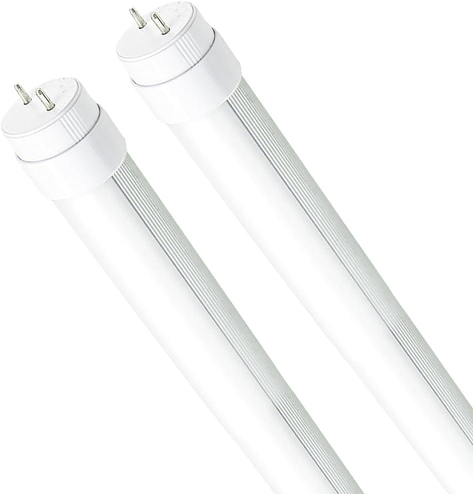 F15T8 LED Replacement Bulb,7W,5000K Daylight White,F15T8 LED Tube Light Rotatable End Caps,Frosted Cover,85-265VAC (120V 2Pack).