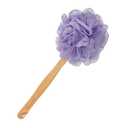 Bath Accessories Net Sponge Beech Wood Stick, Blue