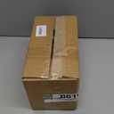 Winlyn Set of 2 Small Artificial Potted Plants Faux Eucalyptus Plant in White Geometric Ceramic Pots Small Desk Potted Plants 7.1" Tall for Home Office Room Decorations Wedding Greenery Centerpiece