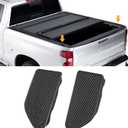 Moonlinks Bed Rail Stake Pocket Covers Compatible with GMC Sierra 1500/Chevy Silverado 1500 2019-2025 & Silverado/Sierra 2500/3500 HD 2020-2025 Truck Tonneau Covers Stake Holes Caps Plugs(2 PCS) (New Upgraded Style for Sierra/Silverado 2019-2025)