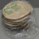 Tioncy 12 Pack 5-7 Inches Oval Wood Slices for Centerpieces Natural Unfinished Rounds Wood Slabs Small Wooden Circle for DIY Crafts Rustic Farmhouse Wedding Christmas Table Decorations