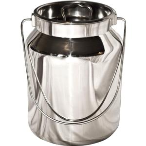 Stainless Steel Milk Can Tank | Stainless Steel Jug, Rustic Milk Cans with Lid, Old Fashion Milk Jug 4 Liter (1 Gallon)