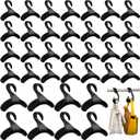 Maitys 36 Pcs Purse Hanger Hook Acrylic Bag Hanger Handbag Tote Bag Rack Holder Closet Organizer Storage for Backpacks Tote Holder Over The Closet Rod Hook for Storing Handbags Satchels (Black)