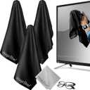 MagicFiber Extra Large Microfiber Cleaning Cloth - Premium Cloth for TV Screens, Windows, Mirrors, Glasses, Lenses, VR, Computers, Monitors, & More