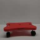 Plastic Scooter Board with Contoured Handles, Red, 16 x 12 x 1