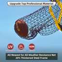 YNSZAS Football Throwing Target Net, Upgraded Weather Football Training Equipment Accessories (Only Net)