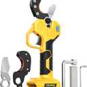 Cordless PVC Pipe Cutter Compatible with DEWALT 20v Battery, 1-5/8" (32mm) Pipe Cutter Tool Brushless Motor Tubing Cut 240W - Battery not included