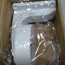 ABS Plastic Indoor Outdoor Cameras Holder Wall Mount L Type Bracket for Security Dome IP Camera Mounting,Junction Box Cable Management Mounting Case, CCTV Camera Mount (Plastic)