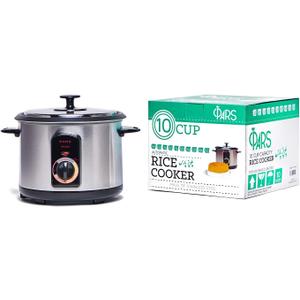 Pars Automatic Persian Rice Cooker - Tahdig Rice Maker Perfect Rice Crust, 10 Cup