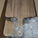 Hoolerry 6 Pcs Wood Cutting Board with Handle 14 x 8 Inch Pizza Serving Board Natural Wooden Pizza Peel Large Pizza Paddle Spatula Charcuterie Peel for Kitchen Baking Oven Accessory (Acacia Wood)