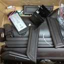 ZMISHIBO 72 Inch Ceiling Fan No Light, Large Ceiling Fan with Remote, Quiet DC Motor, and 6 Speeds, Indoor/Outdoor Industrial Ceiling Fans 8 Aluminum Blades for Patio, Garage, Shop,Oil-bronze