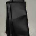 27x27 Inch Silicone Washing Machine Drain Pan - Waterproof Leak Protection Mat, Anti-Vibration Floor Protector for Washers & Dryers, Black