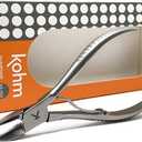 Kohm Ingrown Toenail Clippers | Super Control Cuticle Trimmer & Wide Jaws  Precision Stainless Steel Nail Nippers for Thick & Ingrown Nails | Podiatrist-Recommended Toe Nail Cutter