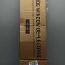 Tape On, Side Window Deflectors, 4 Pc, Red And Black