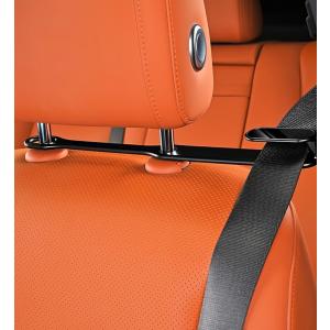 Car Seat Belt Fixer Adjustable Seat Belt Position Holder for Car Interior Prevent Neck Chafing Noise Reduction Seat Belt Organizer Clip for Comfortable Driving (Black 1 Pair)