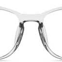 livho Sleep Glasses for up to 99.9% Blue Green Light Blocking for Computer Gaming, Dual Coatings Red Lens, for Women & Men, Transparent
