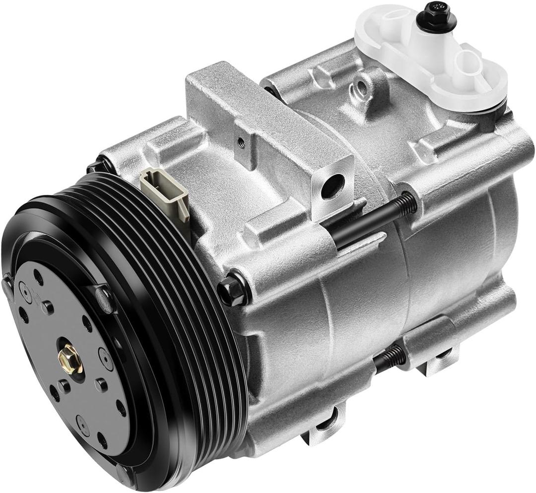 SCITOO AC Compressor fit for ford for F150 4.6L 5.4L 2002-2003, Air Conditioning Compressor fit for ford for F250 4.6L 2002-2006, for Ford F350 5.4L 2002-2006 1521480 1035108