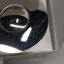 2PC Solid Metal Bathroom Sink Stopper-Brass Core & Stainless Steel Construction-Dual Function Bathroom Sink Drain Strainer-Universal Fit 99% Bathroom Drain-(1.1'' to 2.36'' inch) (Chrome)