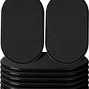 Reusable Large Furniture Movers Sliders for Carpet - 8 Pack 9-1/2" x 5-3/4" Oval Furniture Moving Pads for Heavy Duty Furniture Sliders, Effortless Moving and Surface Protection