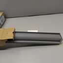 ChrisDowa Cordless Blackout Roller Shades for Windows, Striped Free-Stop Window Blinds with Privacy, Thermal Insulated Window Shades for Home, Office and Door. Grey, 24" W x 72" H