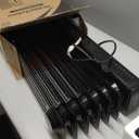 Portable Electric Radiator Heater, Space Oil Filled Heaters with 3 Heat Settings, Adjustable Thermostat, Overheat & Tip-Over Protection For Indoor Use,1500W (Deep Black)