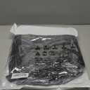 ASPO Men's Packable Lightweight Puffer Winter Jackets Detachable Hood Waterproof Warm Insulated Down Coats Hiking Snow Travel Black XXL