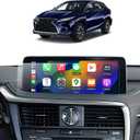 Car Screen Protector for 2020 2021 2022 Lexsu RX 350 450 Accessories Navigation Touchscreen Protector Film Tempered Glass HD Clear Anti-Glare 12.3''