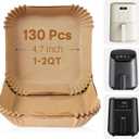 Small Air Fryer Liners Disposable 2 Qt for COSORI 2.1 Qt Air Fryer, Parchment Paper Baking Sheet Mini Air Fryer Liners