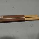 24-inch Magnetic Poster Hanger Frame in Teak Wood, Strong Magnets