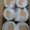 WENPACK 12Pack Paperboard Tube with Lid Round Can Canister Cardboard Box Container (2.44" D*2.36" H, Kraft)