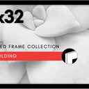 Americanflat 18x32 Poster Frame with Polished Plexiglass - Black Picture Frame - Wide Photo Frames Made of Engineered Wood for Vertical or Horizontal Wall Display - Epic Collection - Black