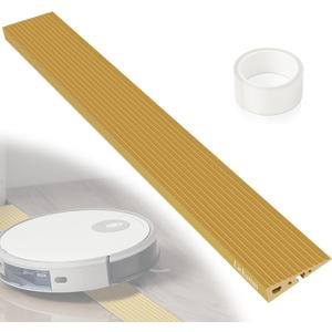 LIEKUMM 1" Rise Odorless Threshold Ramp for Doorways, Wheelchair Ramp with 3500 lbs Capacity, Portable Door Ramp for Electric Wheelchairs, Strollers, Garage, Robot Vacuums, Yellow