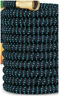 75ft Expandable Water Hose with Spray Nozzle, No-Kink, Leak-Proof, Heavy Duty, 190Psi