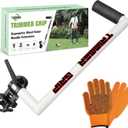 Upgraded Ergonomic Trimmer Grip, String Trimmer Handle, with Trimmer Shoulder Harness, Weed Eater Handle Extension for Trimming, Weedeater Handle Grip for String Trimmer, Lawn Care 17in