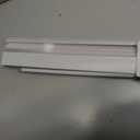 Cordless Light Filtering Mini Blind, 43 x 64 in, Pearl White