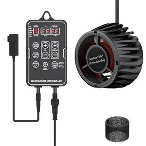 Carefree Fish Aquarium DC24V Magnetic Wave Maker 3600Gph 20W with Digital Led Display Controller Quiet and Powerful Powerhead Variable Frequency Circulation Pump for Freshwater and Saltwater