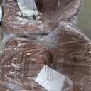 JAMFLY Bar Stools Set of 2, Leather Adjustable Barstools Counter Height Modern Bar Stools, Island Chairs Set of 2 for Kitchen, Brown