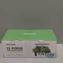 Ahopegarden Hydroponics Growing System Kit Indoor Herb Garden with Grow Light 12 Pods, with LCD Touch Panel Hydroponic Planter, Planting Height Up to 17", Grower Harvest Fresh Veggie Lettuce, Black