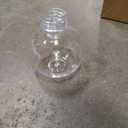 Baderke 19 Pcs 13.5 oz Large Plastic Potion Bottles with Caps and Label Spherical Round Bottles for Drink Christmas Ball Shape Decorative Bottles Candy Jar for Birthday Craft Wedding Party Favor Gift